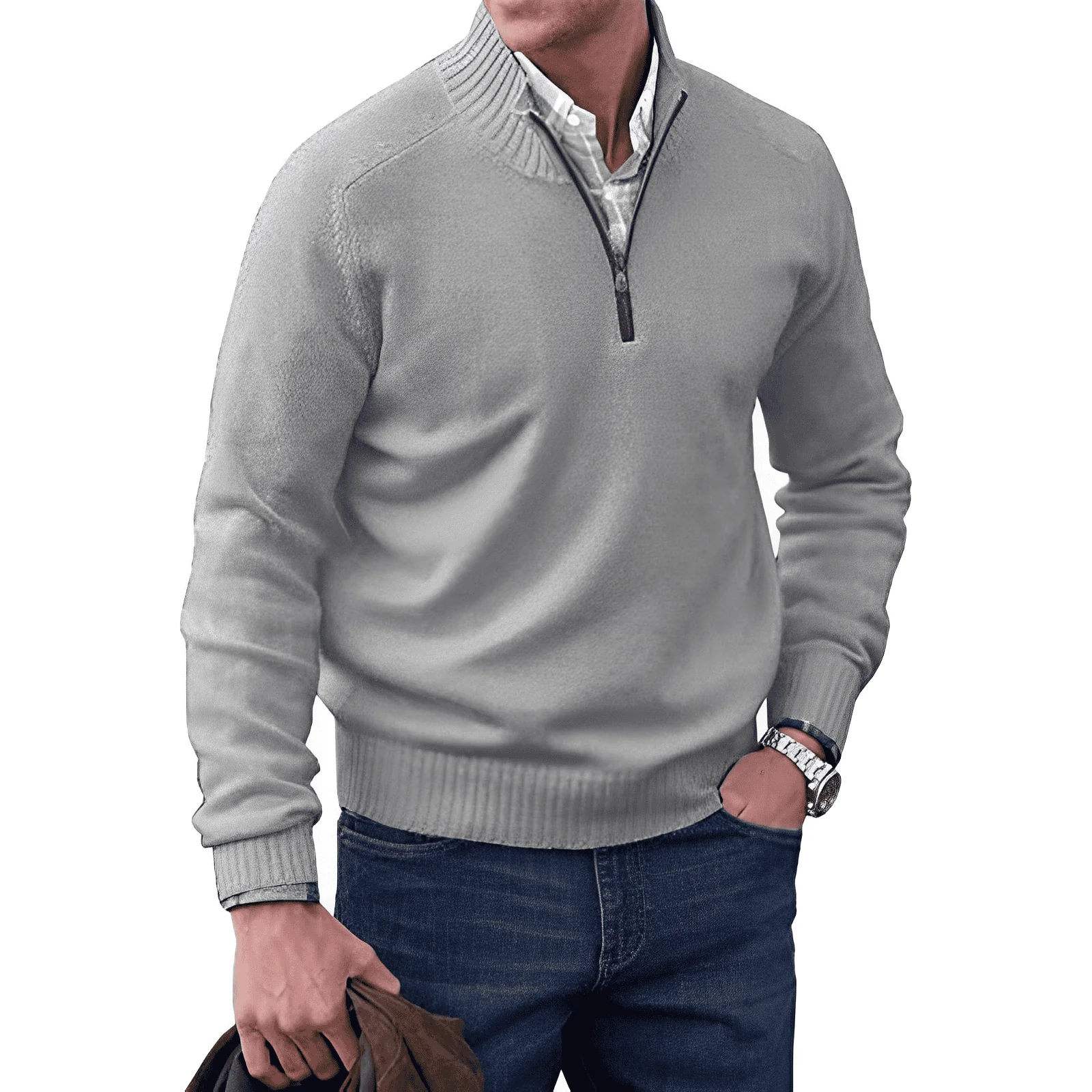 David | Eleganter Kaschmir Pullover - Image 9