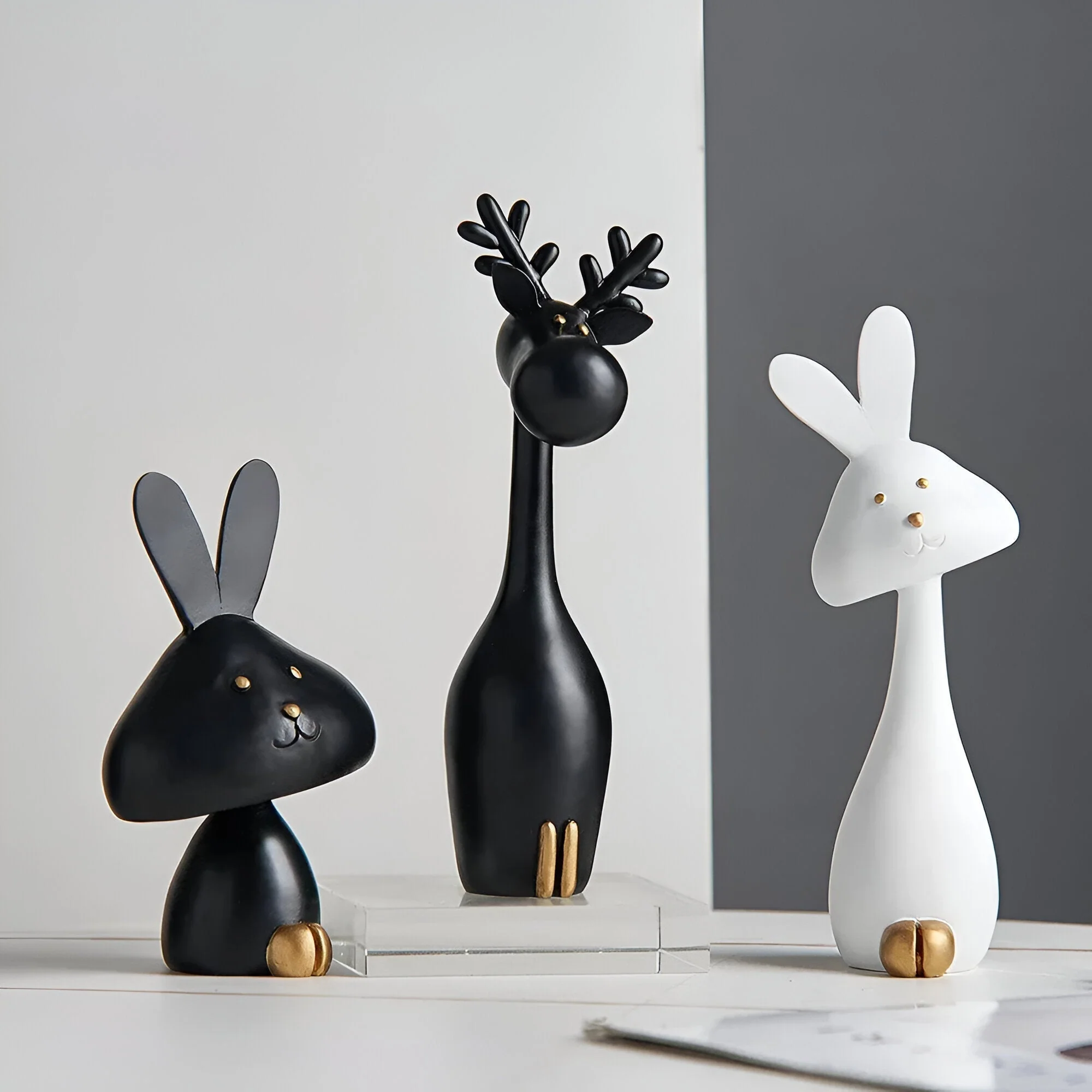 DecoPaws Elegante Tierfiguren für Moderne Tischdekoration - Image 5
