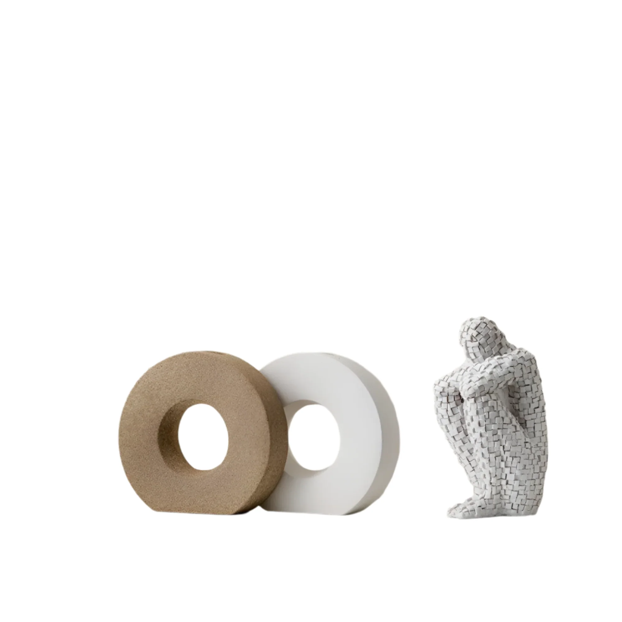 DecoraForm skulptierte Keramische Akzentvase – Moderner Handgefertigter Blickfang - Image 5