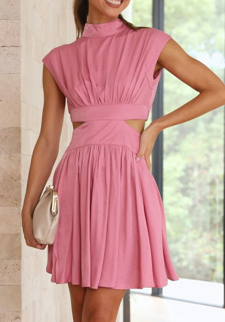 Delilah - Glamouröses und stilvolles Kleid mit Ausschnitt in der Taille für Frauen - Image 2