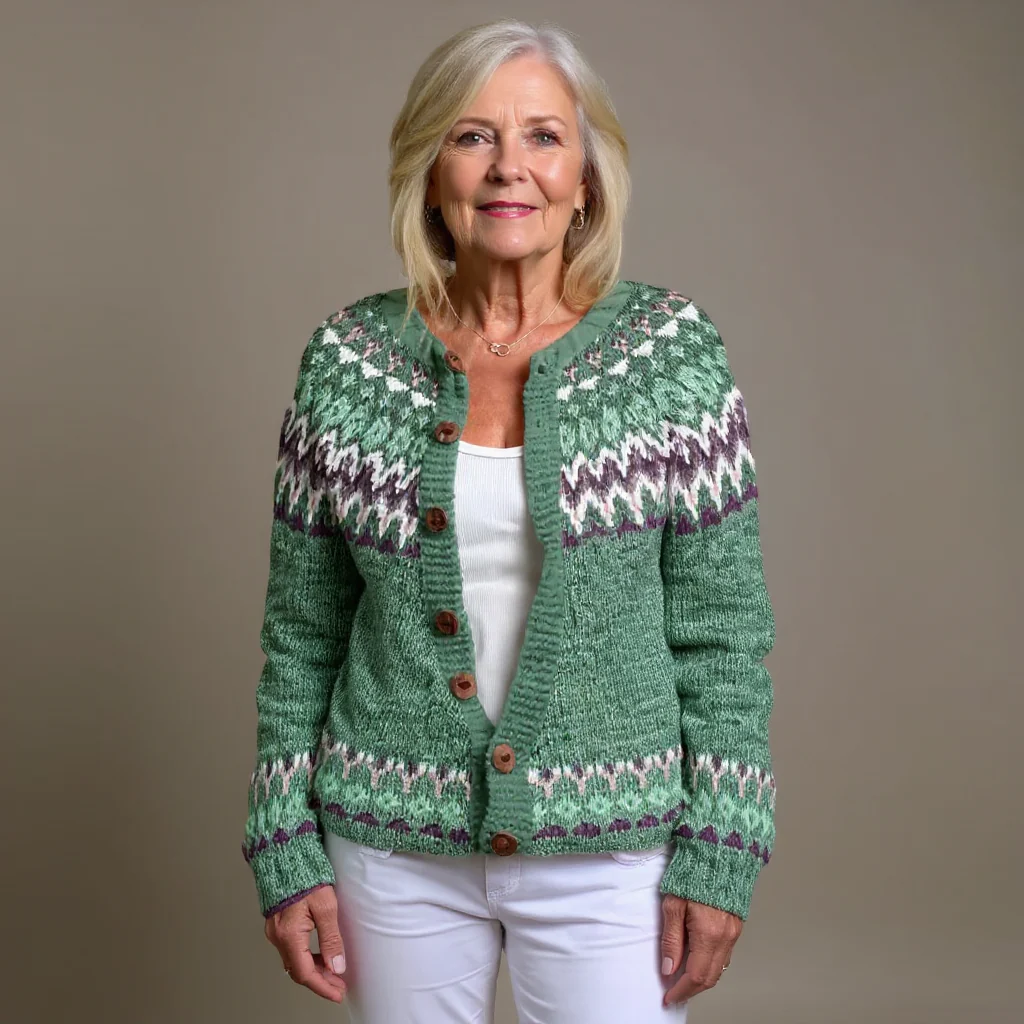 Delilah | Vintage Isländische Strickjacke - Image 2