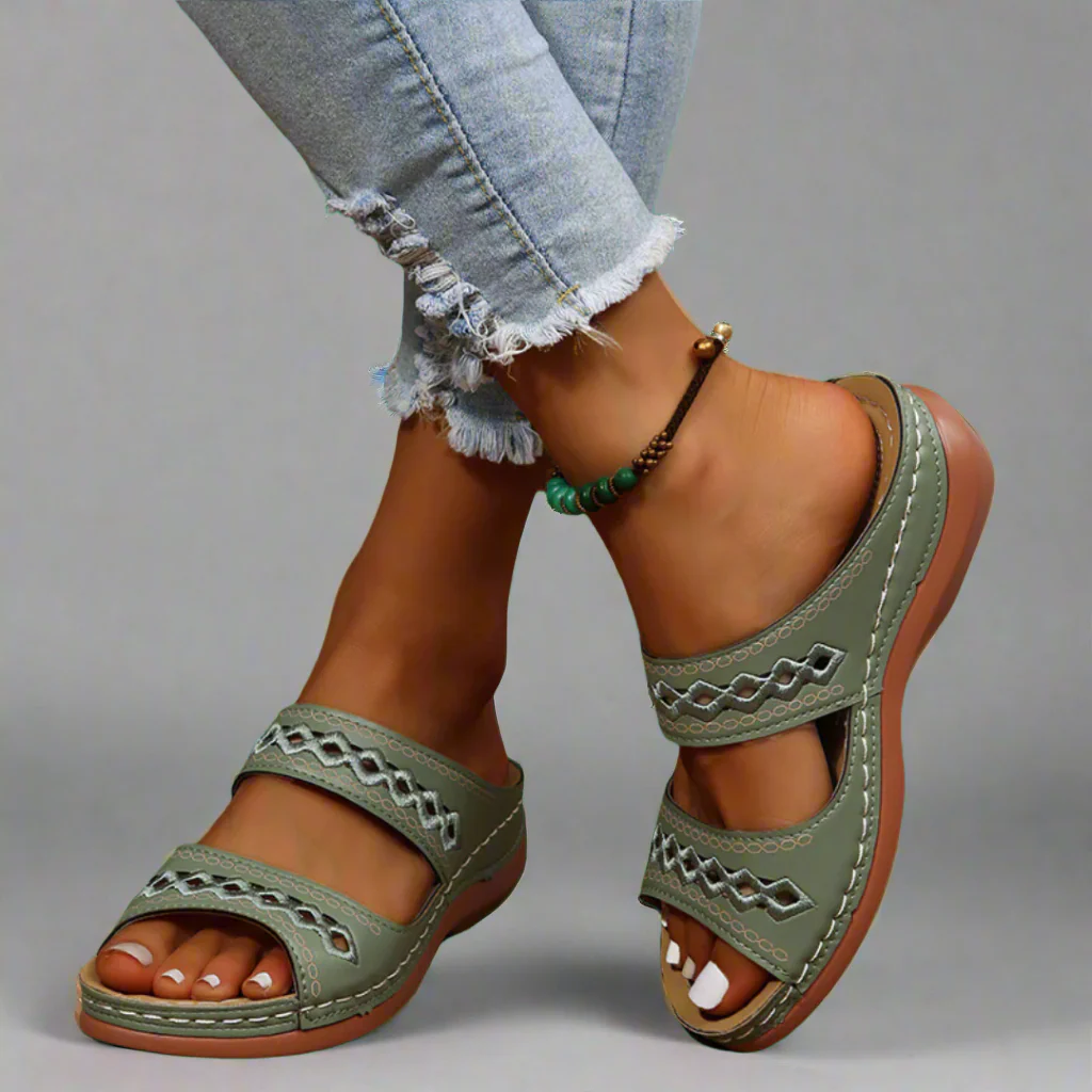 Delina | Hochwertige orthopädische Damensandalen für einen komfortablen Sommer - Image 6