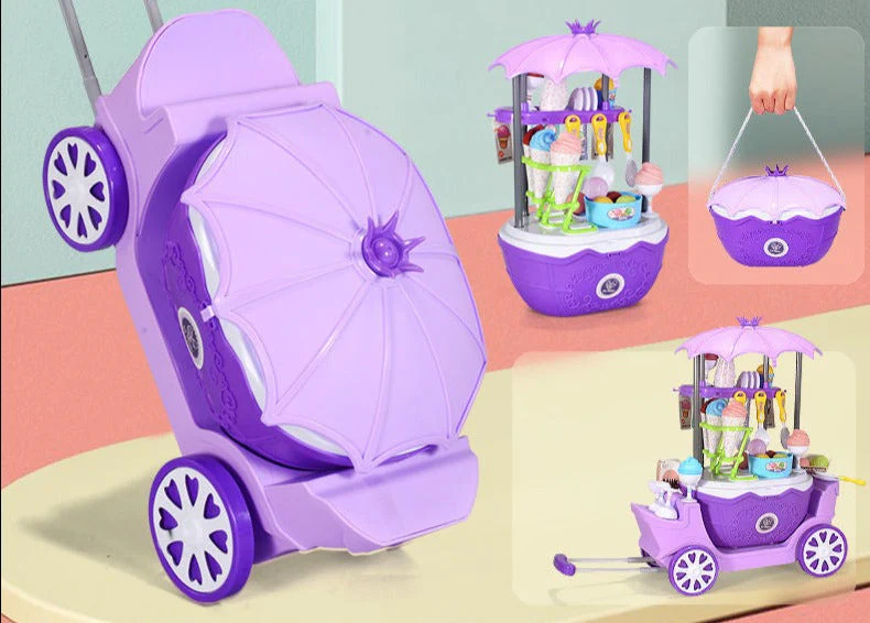 Deluxe Dessertwagen Spielzeug für Kinder – Set mit 69 Teilen für fantasievolles Spielen und imaginative Abenteuer - Image 2