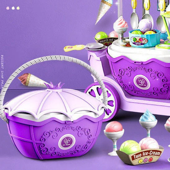 Deluxe Dessertwagen Spielzeug für Kinder – Set mit 69 Teilen für fantasievolles Spielen und imaginative Abenteuer - Image 3