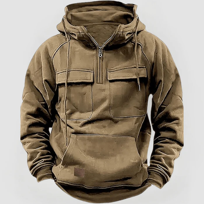 DEREK - KAPUZENPULLOVER MIT GROẞEN TASCHEN - Image 4