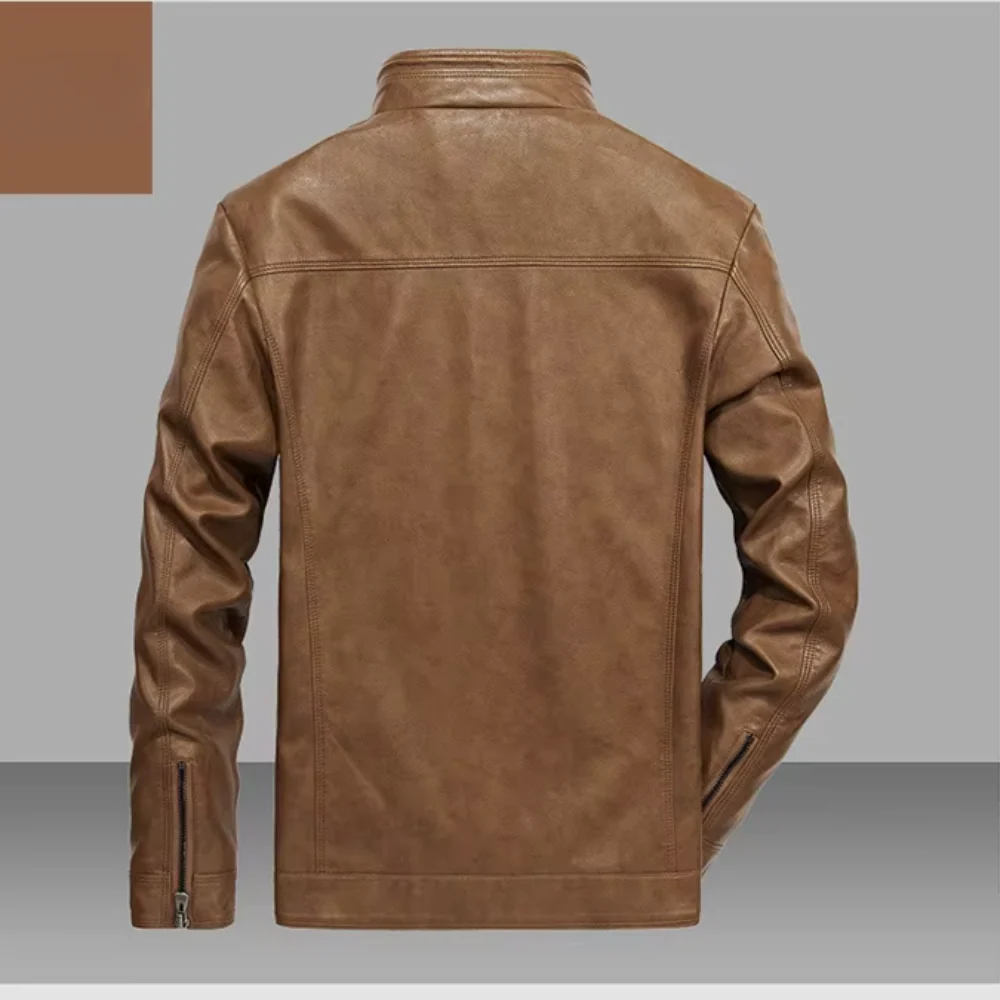 Detlef® | Lässige Lederjacke