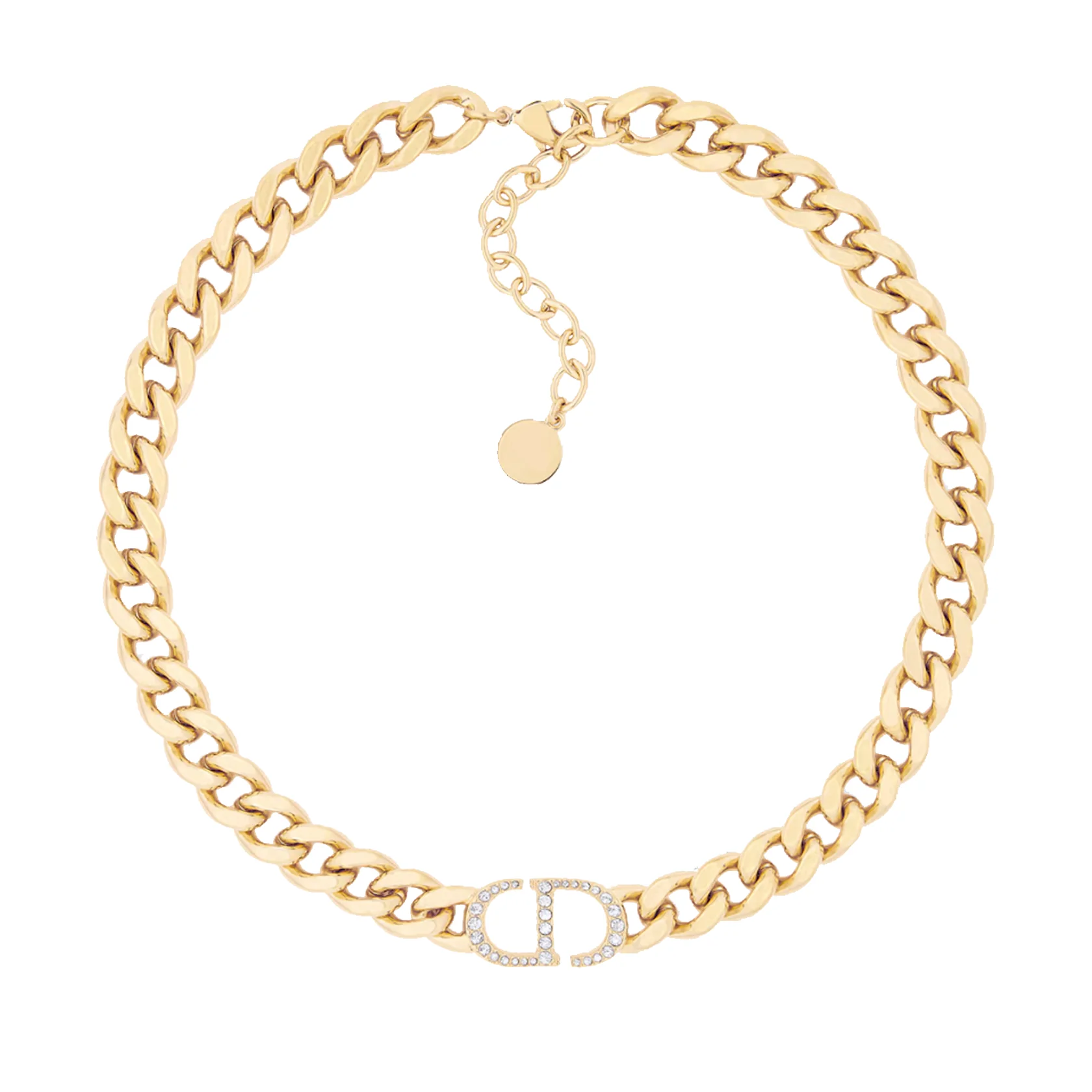 DIANA HALSKETTE DIAMANT - GOLD