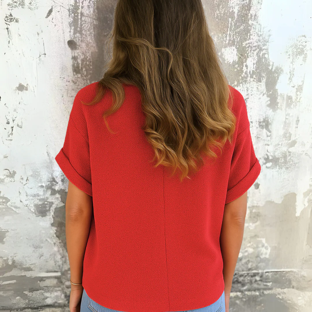 Diana™ | Schicke Bluse mit Rundhalsausschnitt - Image 2