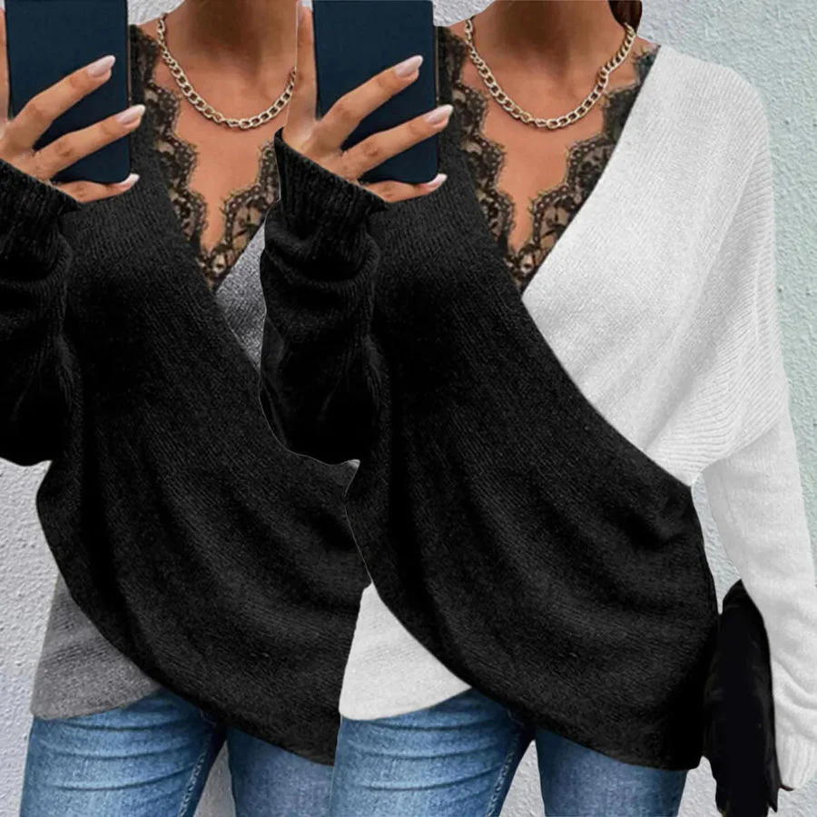 DILARA - LANGÄRMELIGER STRICKPULLOVER