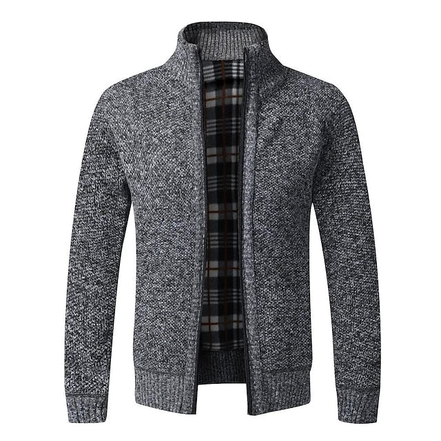 Dimitrios | Luxuriöses Reißverschlussdetail Herren Strickpullover - Image 3