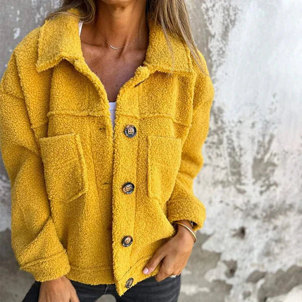Dion | Kurze jacke mit Revers
