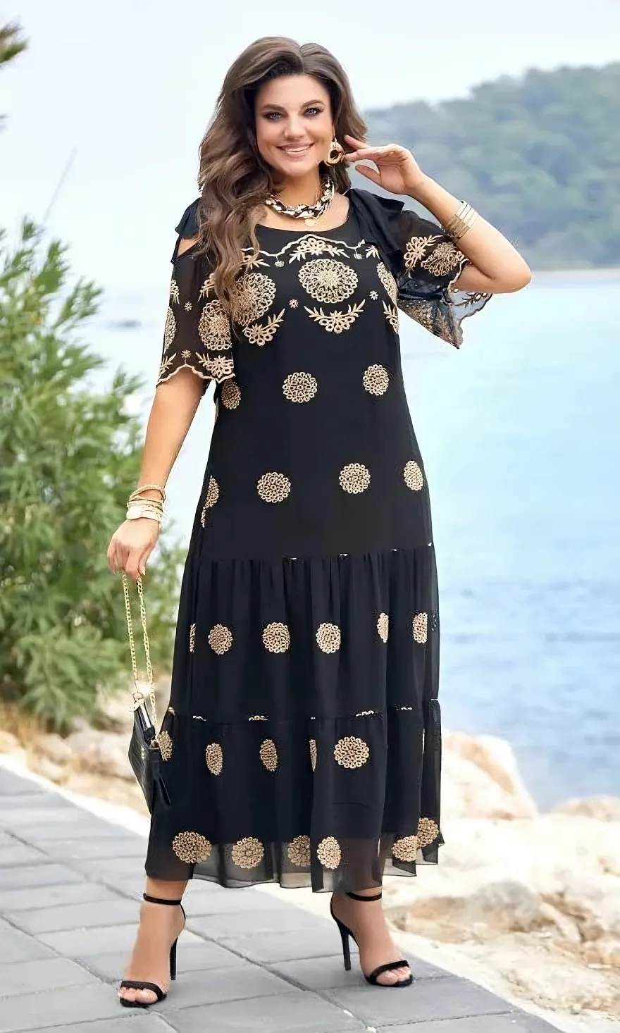 Dionne | Elegantes Mesh-Sommerkleid - Image 2