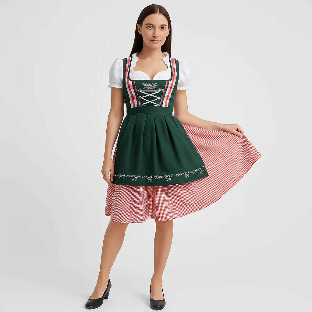 Dirndl Kleid Damen – Traditionell Trachtenkleid für Oktoberfest - Image 3