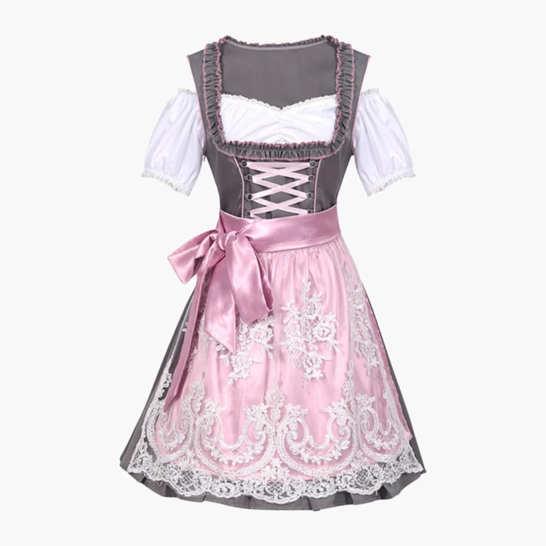 Dirndl Kleid mit Schleife für Damen - Oktoberfest 2025 - Image 4