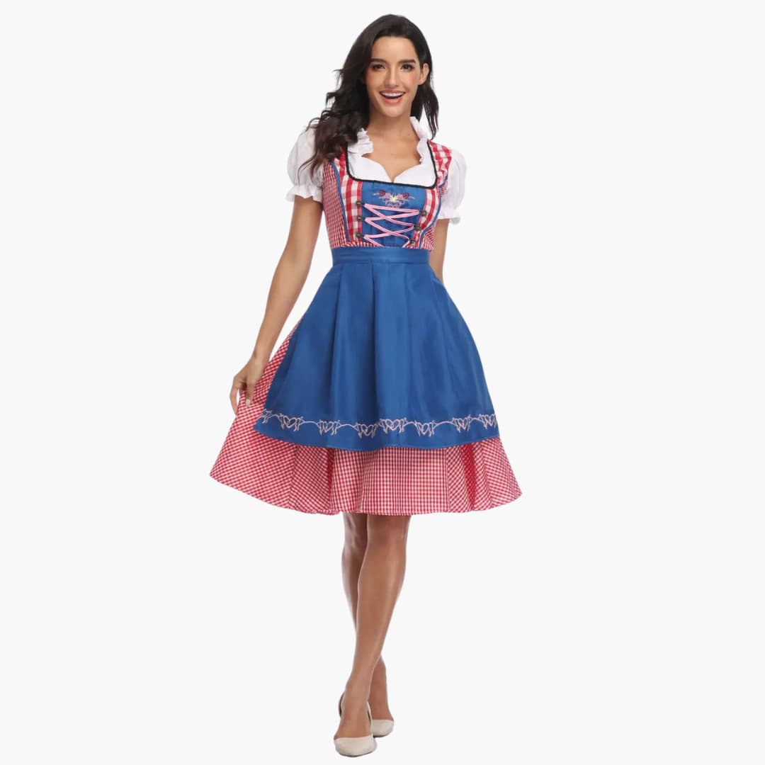 Dirndl kleid mit Schürze für Damen - Oktoberfest 2025 - Image 6