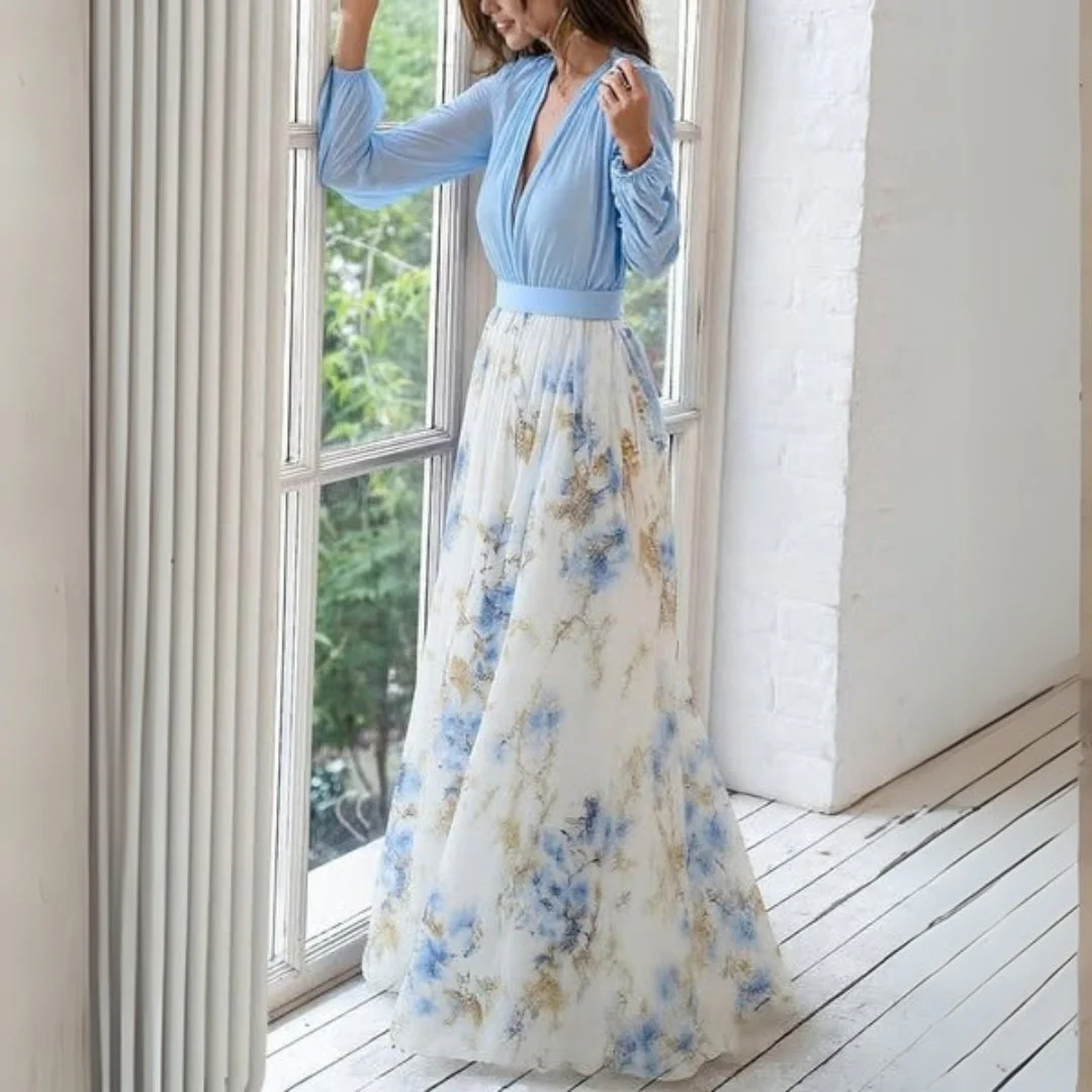 Dolores - Langes Kleid mit Blumenmuster - Image 2