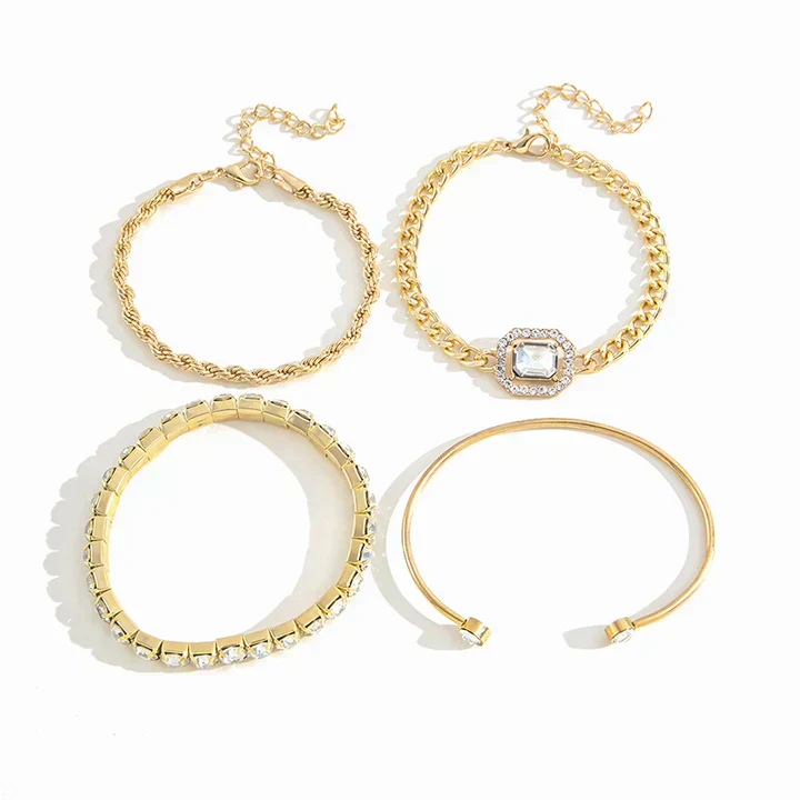 Domitia Calvina Gold Bracelet Set - Image 2