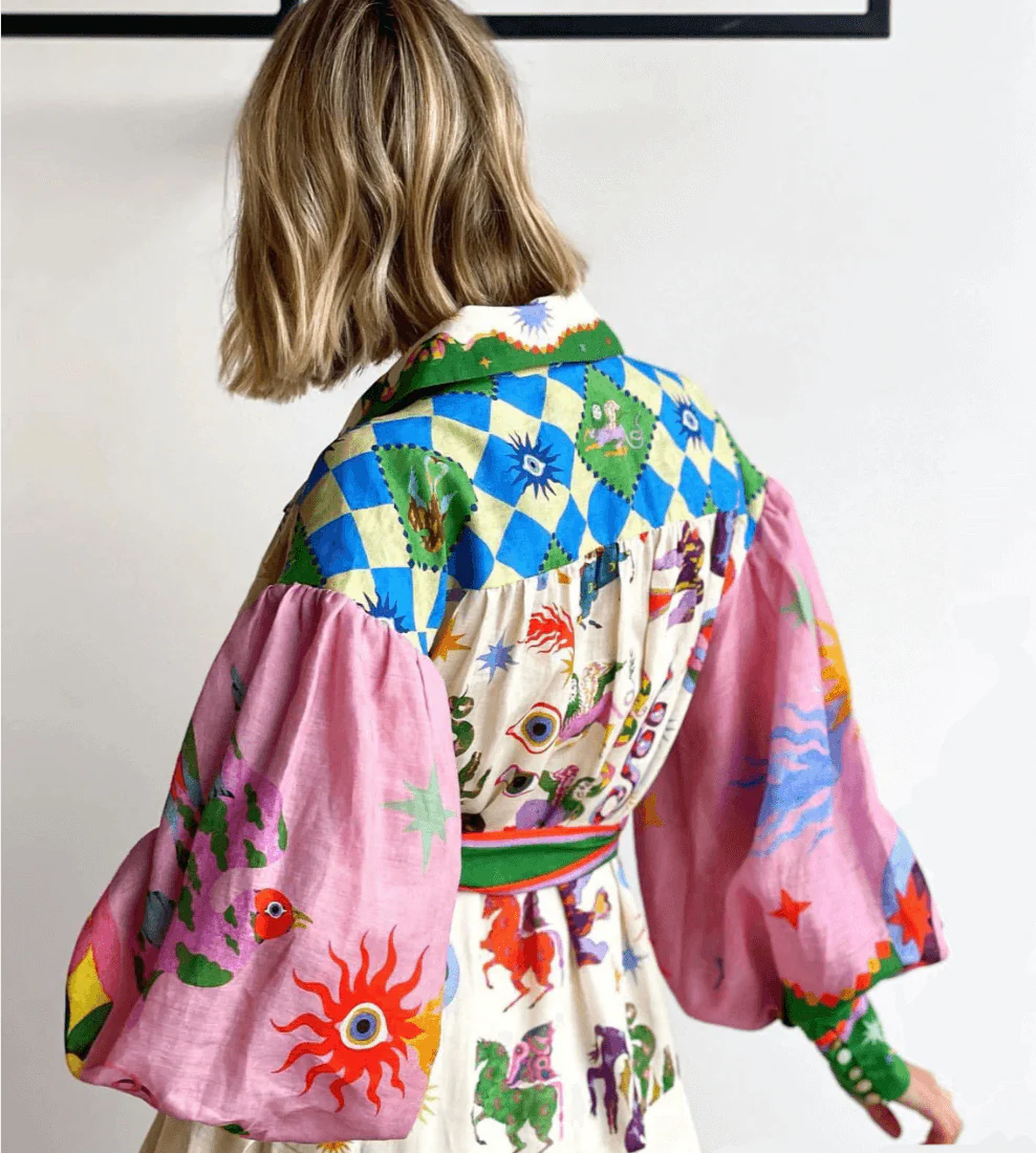 Dorthe - Elegantes italienisches Maxikleid. - Image 4