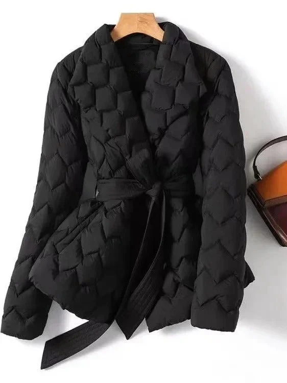 Dünner Parker Steppmantel Jacke - Image 2