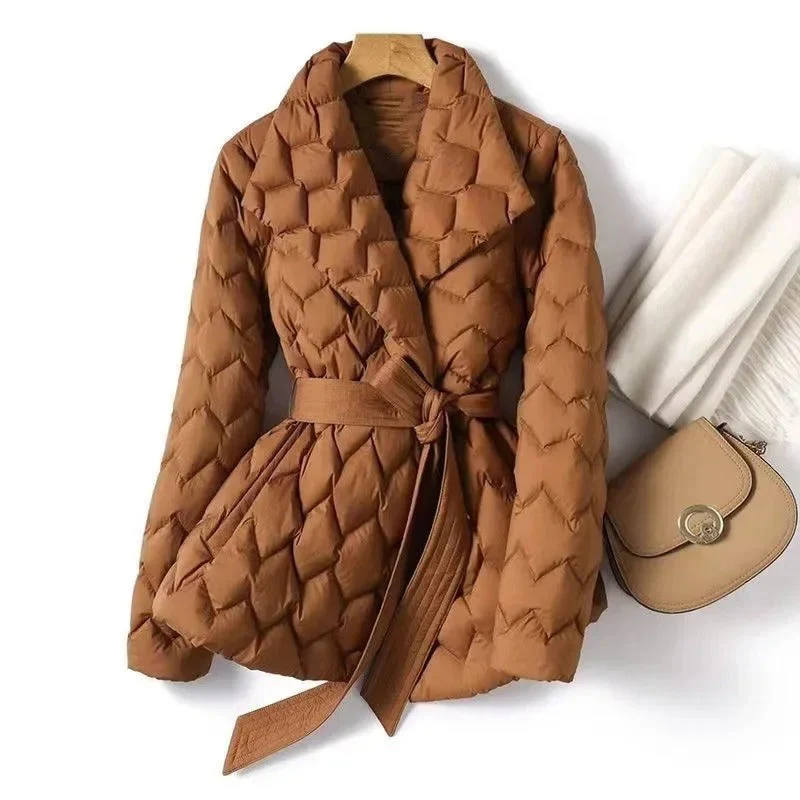 Dünner Parker Steppmantel Jacke - Image 3