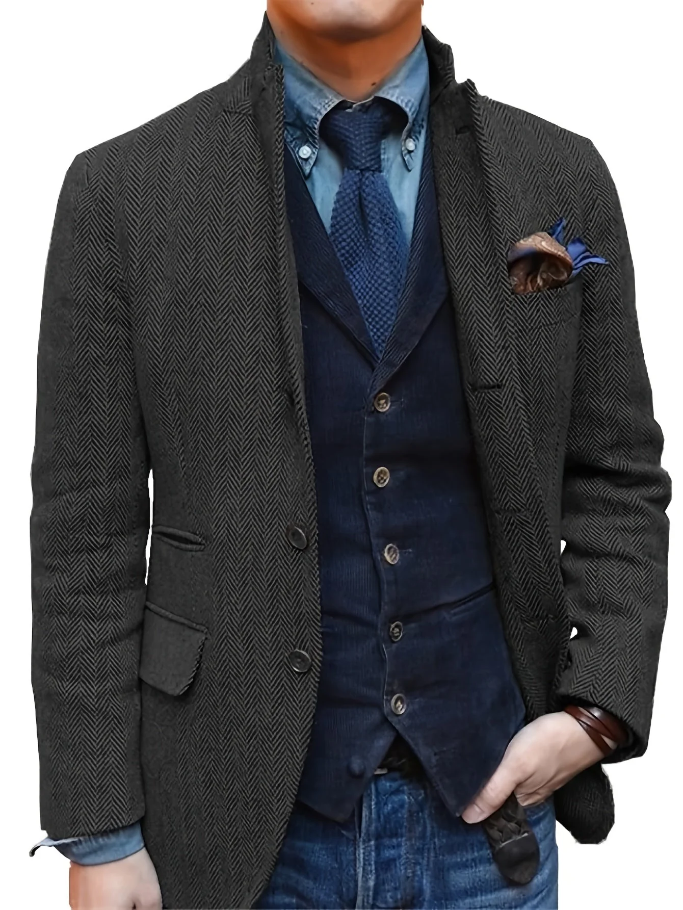 Dvian – Elegante Jacke Mit Knöpfen - Image 6