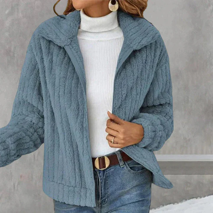 Dyana - kuschelige & stylishe damen fleecejacke - Image 3