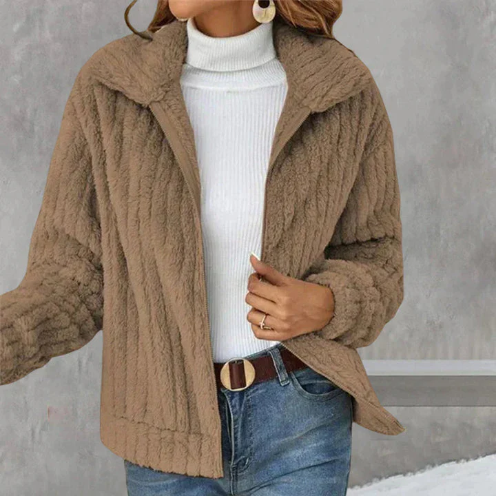 Dyana - kuschelige & stylishe damen fleecejacke - Image 5