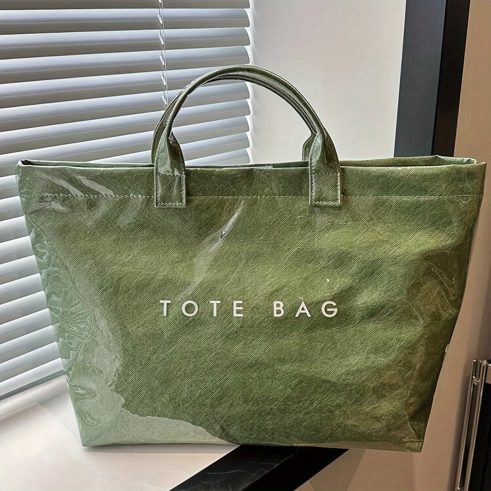 Edelinde® | Tote Tasche mit Zeitungsdruck - Image 15