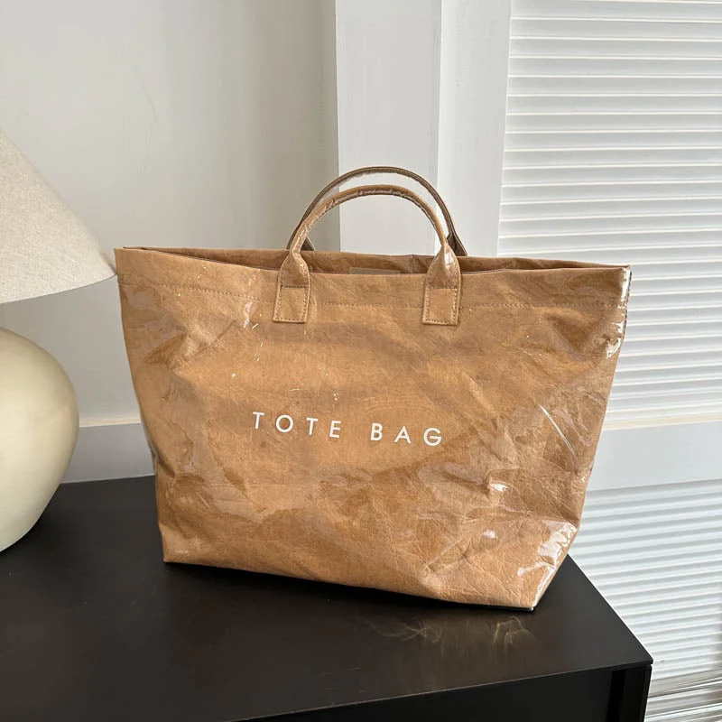 Edelinde® | Tote Tasche mit Zeitungsdruck - Image 16
