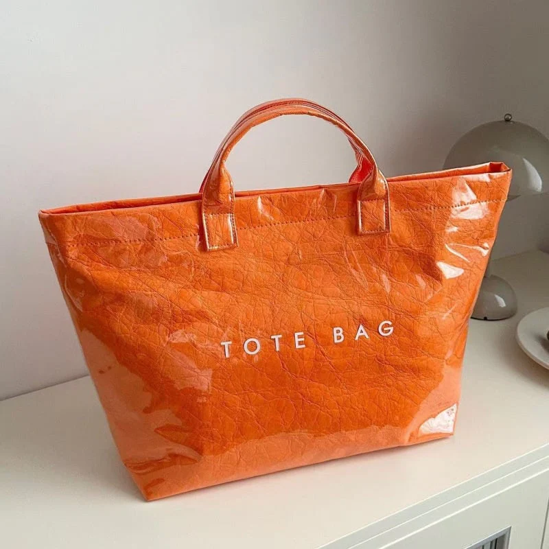 Edelinde® | Tote Tasche mit Zeitungsdruck - Image 17
