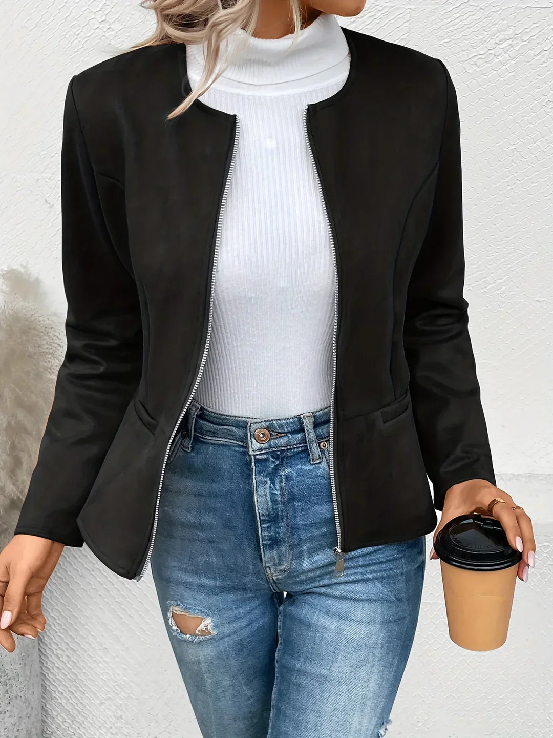 EDELMIRA - JACKE MIT REISSVERSCHLUSS - Image 4
