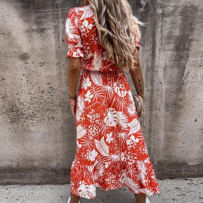 Edith | Blümchenkleid mit asymmetrischem Saum - Image 2