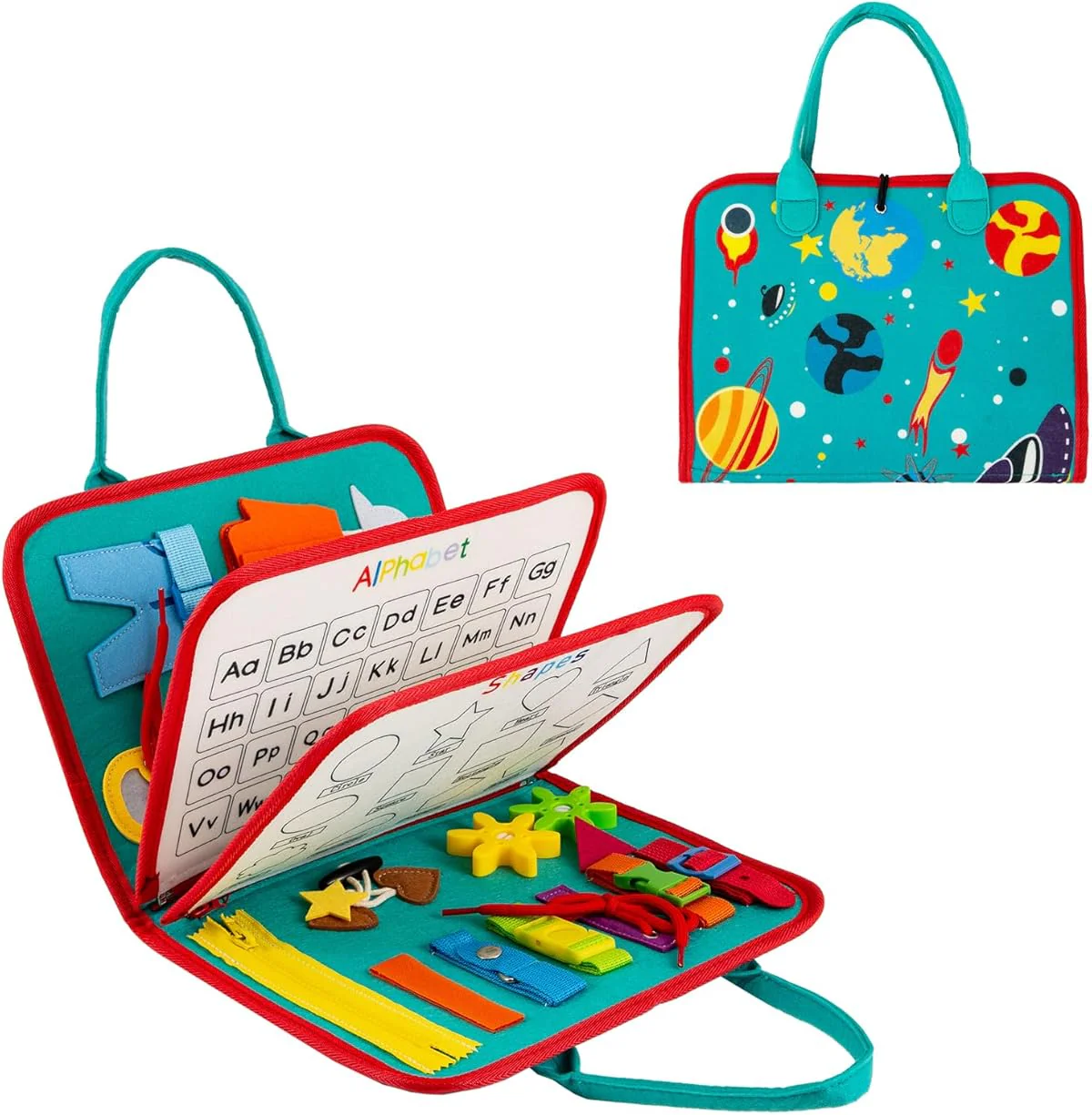 EduPlay | Weiches Aktivitäts- und Lernbuch für Kleinkinder mit ansprechenden Designs - Image 4
