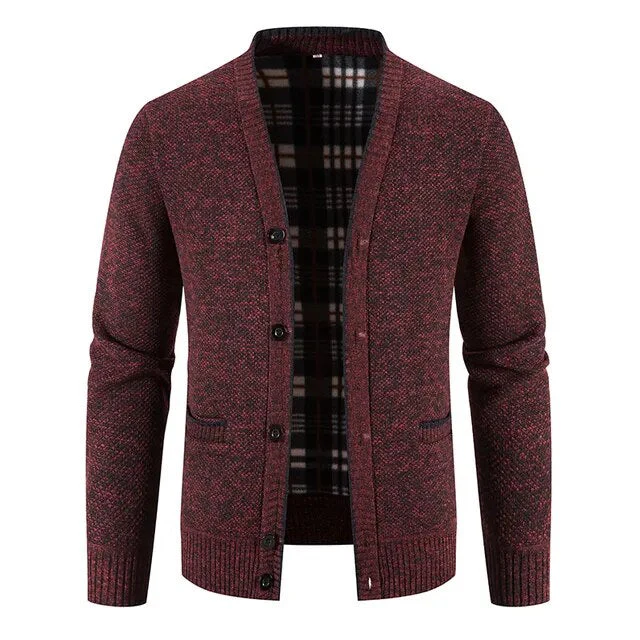 Einreihige Herren Strickjacke Pullover Jacke - Image 10