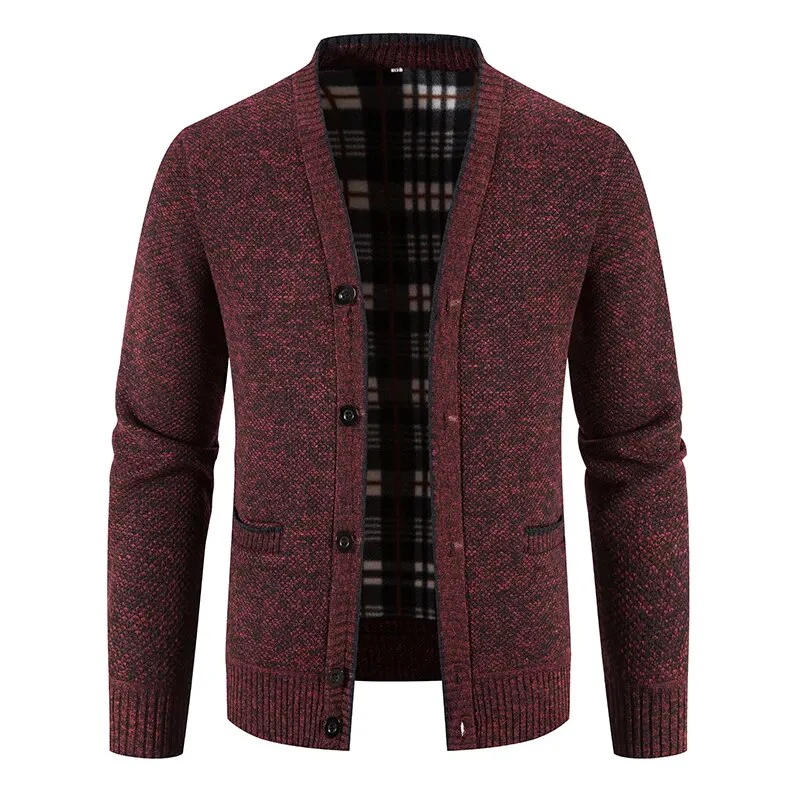 Einreihige Herren Strickjacke Pullover Jacke - Image 2