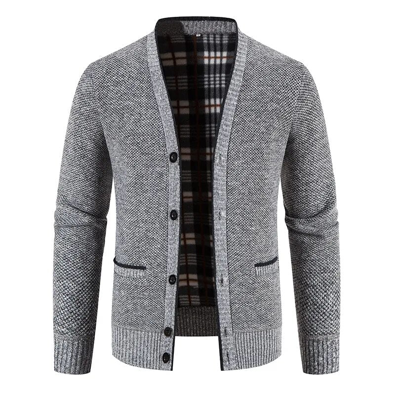 Einreihige Herren Strickjacke Pullover Jacke - Image 3
