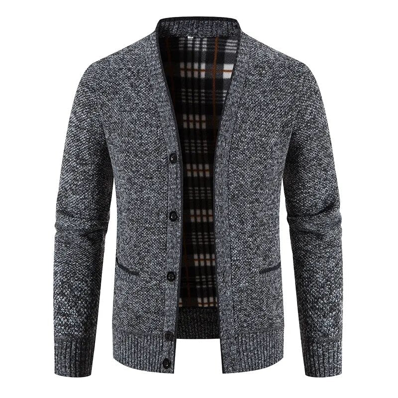 Einreihige Herren Strickjacke Pullover Jacke - Image 4