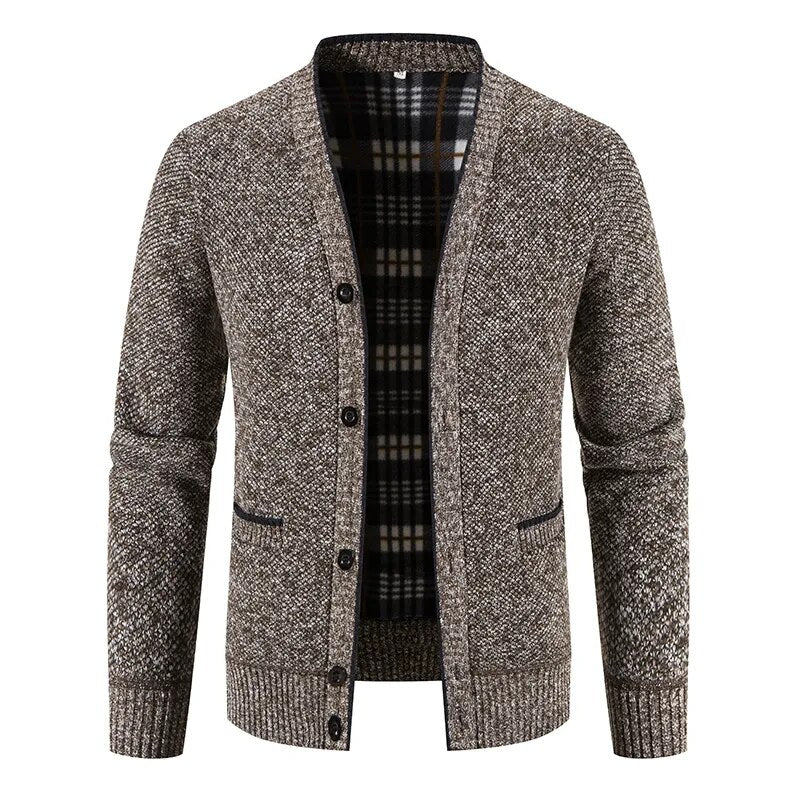 Einreihige Herren Strickjacke Pullover Jacke - Image 5