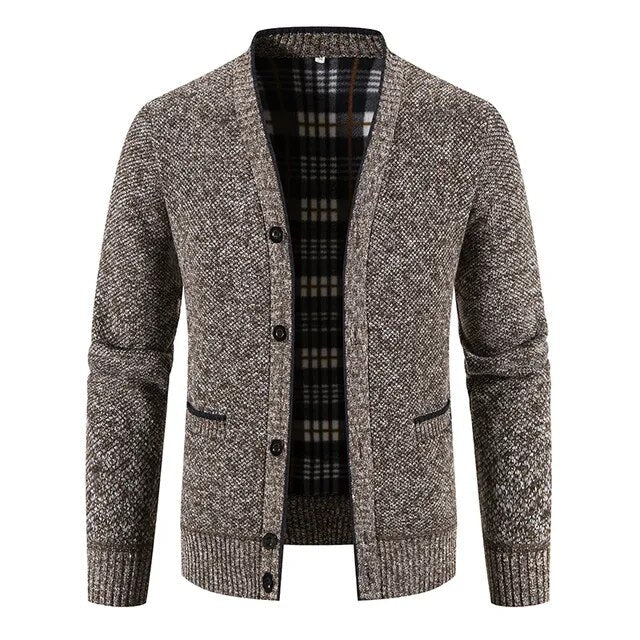 Einreihige Herren Strickjacke Pullover Jacke - Image 6