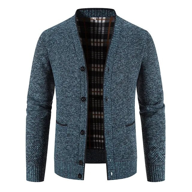 Einreihige Herren Strickjacke Pullover Jacke - Image 7