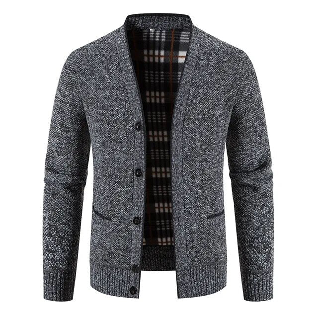 Einreihige Herren Strickjacke Pullover Jacke - Image 8