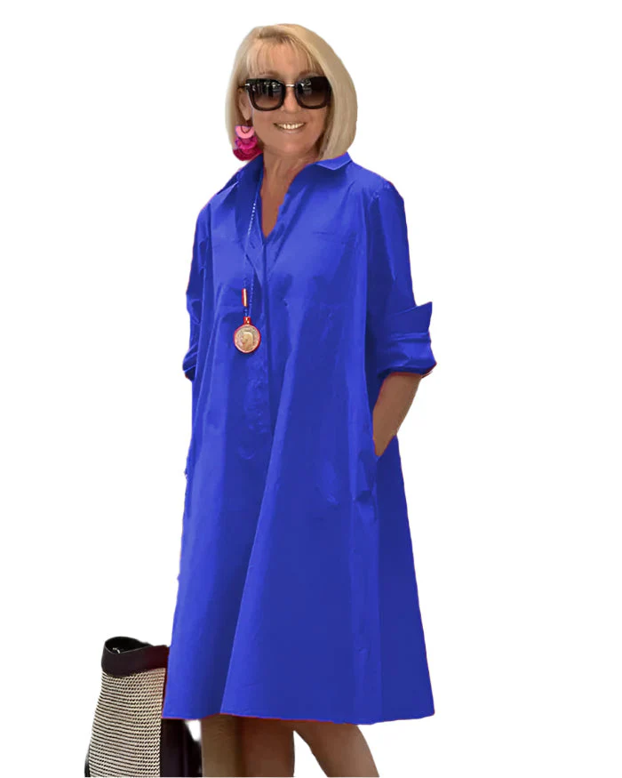 ÉlanChic elegante Hemdkleid für Frauen mit raffiniertem Stil - Image 6