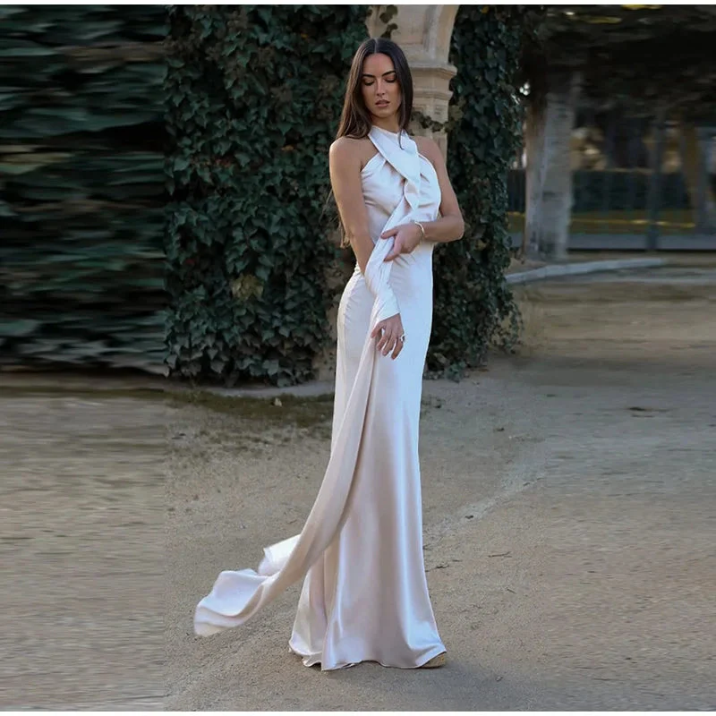 Elégance Nocturne – Elegantes Cocktailkleid mit Bindenausschnitt und offenem Rücken - Image 5