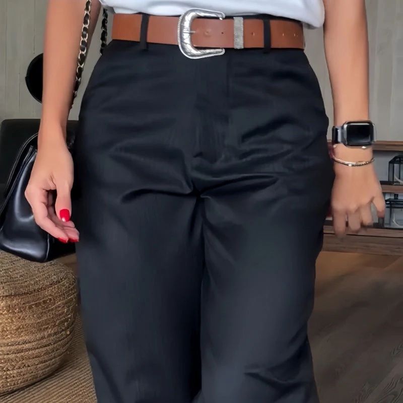 Elegante Damen Anzughose mit hoher Taille | Figurbetont & Bürotauglich - Image 4