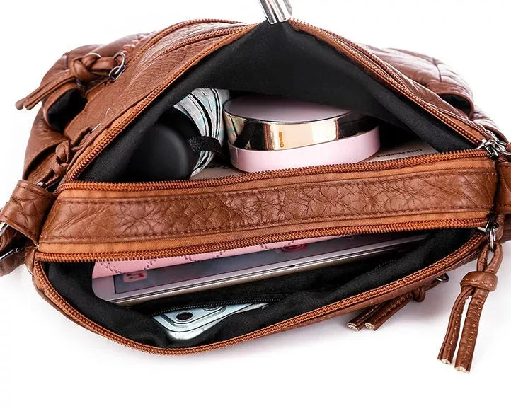 Elegante Damen-Handtasche aus echtem Leder – stilvolles Design - Image 2