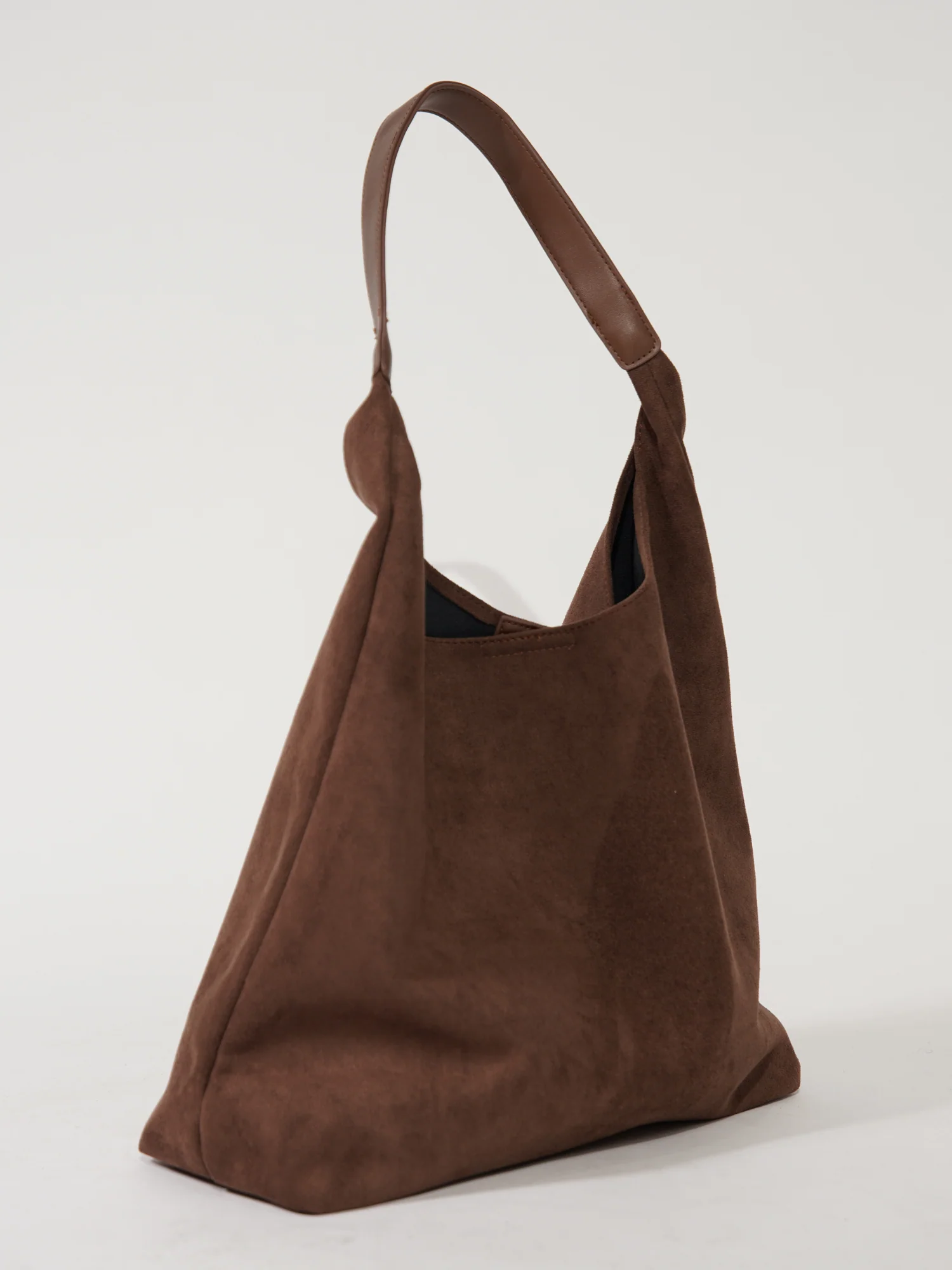 Elegante Damen-Ledertasche, vielseitiges Wildleder - Image 2