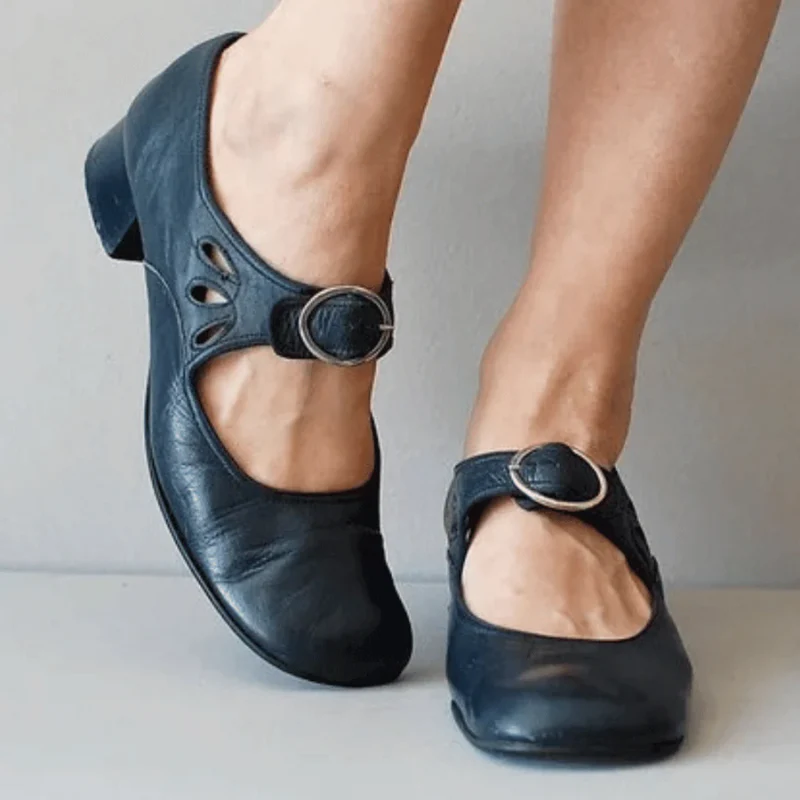 Elegante Damen-Sandalen mit niedrigem Absatz | Bequeme - Image 3