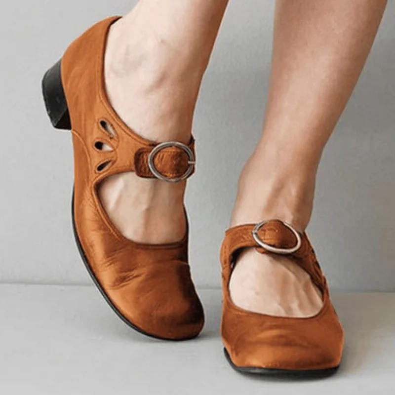 Elegante Damen-Sandalen mit niedrigem Absatz | Bequeme - Image 4