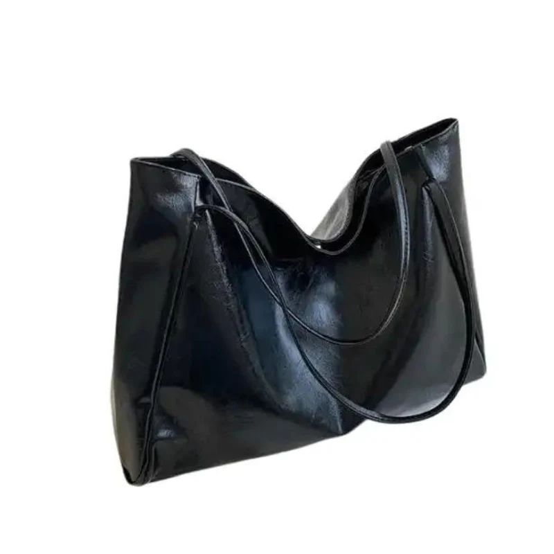 Elegante Damen-Schultertasche, mittelgroß, aus hochwertigem Synthetikgewebe