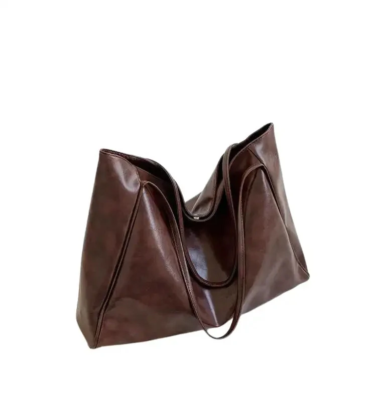 Elegante Damen-Schultertasche, mittelgroß, aus hochwertigem Synthetikgewebe - Image 7